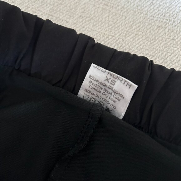 Jed North Black Athletic Double-Layered Running Shorts - Picture 3 of 3